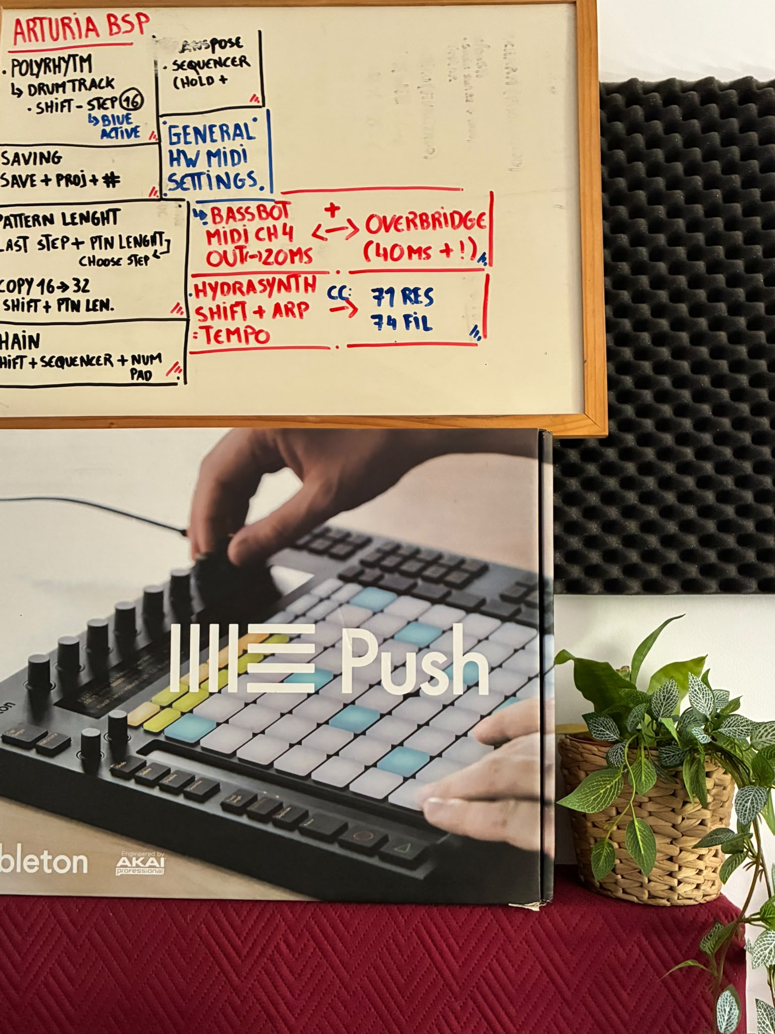 Ableton Push and studio controllers