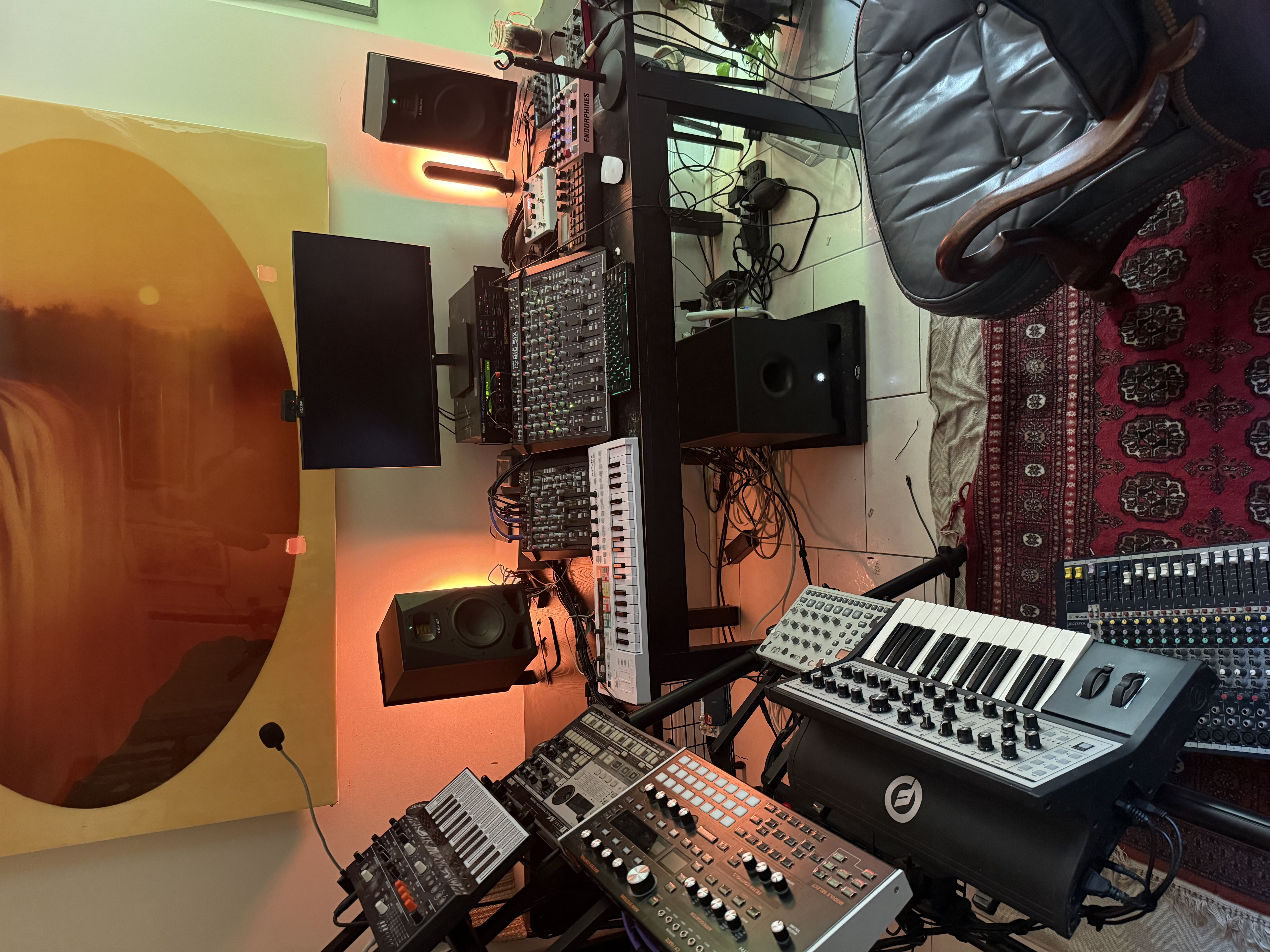 Titino in the studio